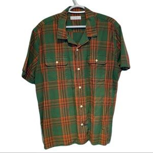 Lucky Brand Men’s Short Sleeve Button Down Shirt NWOT